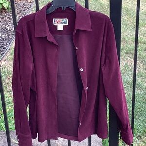 La Cabana Faux Suede Shirt Jacket